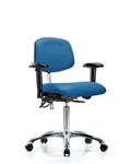GSS43543 | Class 100 Vinyl Clean Room ESD Chair Medium Bench