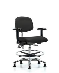 GSS43556 | Class 100 Vinyl Clean Room ESD Chair Medium Bench