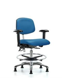 GSS43557 | Class 100 Vinyl Clean Room ESD Chair Medium Bench