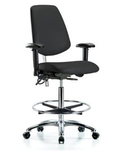 GSS43582 | Class 100 Vinyl Clean Room ESD Chair High Bench He