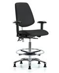 GSS43592 | Class 100 Vinyl Clean Room ESD Chair High Bench He
