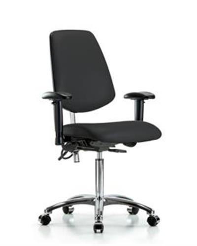 GSS43606 | Class 100 Vinyl Clean Room ESD Chair Medium Bench
