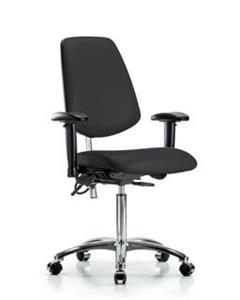 GSS43606 | Class 100 Vinyl Clean Room ESD Chair Medium Bench