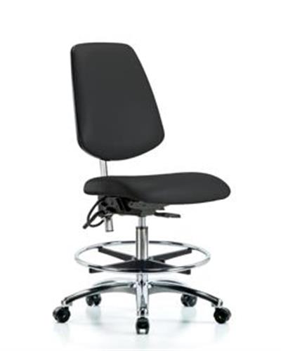 GSS43610 | Class 100 Vinyl Clean Room ESD Chair Medium Bench