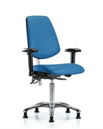 GSS43625 | Class 100 Vinyl Clean Room ESD Chair Medium Bench