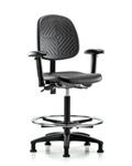 GSS43695 | Polyurethane Chair Chrome High Bench Height with M