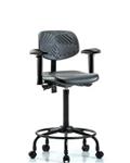 GSS43738 | Polyurethane Chair Round Tube Base High Bench Heig