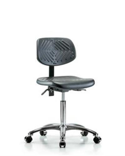 GSS43754 | Polyurethane Chair Chrome Medium Bench Height with