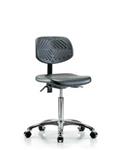 GSS43754 | Polyurethane Chair Chrome Medium Bench Height with