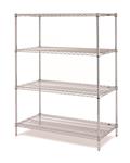 GSSS2448 | Stat Wire Shelving S.S. 24 D 48 W