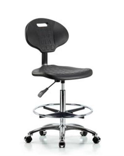 GSS43877 | Erie Polyurethane Chair Chrome High Bench Height w