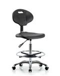 GSS43877 | Erie Polyurethane Chair Chrome High Bench Height w