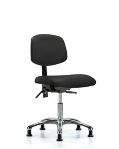 GSS43926 | Vinyl Chair Chrome Desk Height with Stationary Gli