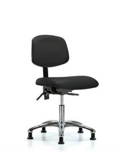 GSS43926 | Vinyl Chair Chrome Desk Height with Stationary Gli