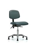 GSS43928 | Vinyl Chair Chrome Desk Height with Stationary Gli