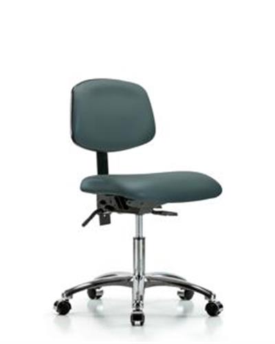 GSS43955 | Vinyl Chair Chrome Desk Height with Seat Tilt Cast