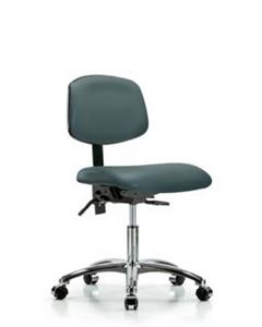 GSS43955 | Vinyl Chair Chrome Desk Height with Seat Tilt Cast