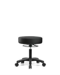 GSS44349 | Vinyl Mini Stool Desk Height with Casters in Black