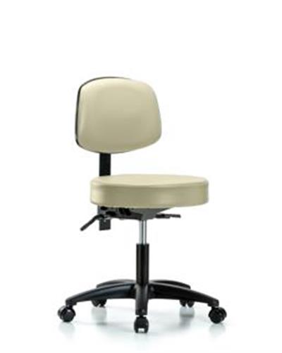 GSS44481 | Vinyl Stool with Back Desk Height with Seat Tilt C