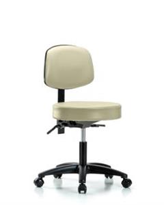 GSS44481 | Vinyl Stool with Back Desk Height with Seat Tilt C
