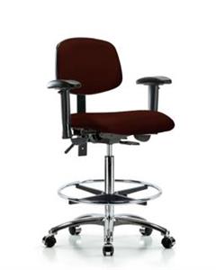 GSS44548 | Vinyl Chair Chrome High Bench Height with Adjustab