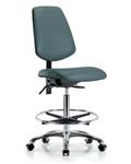 GSS44639 | Vinyl Chair Chrome High Bench Height with Medium B