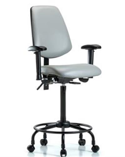 GSS44879 | Vinyl Chair High Bench Height with Round Tube Base