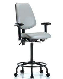 GSS44879 | Vinyl Chair High Bench Height with Round Tube Base
