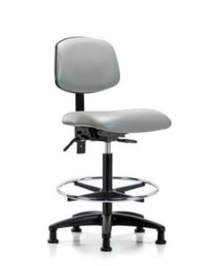 GSS44996 | Vinyl Chair High Bench Height with Seat Tilt Chrom