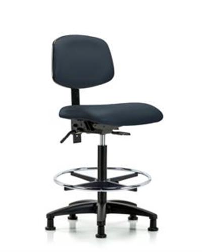 GSS44992 | Vinyl Chair High Bench Height with Seat Tilt Chrom