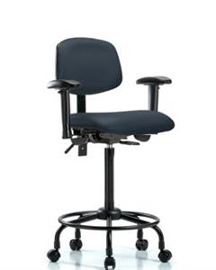 GSS45055 | Vinyl Chair High Bench Height with Round Tube Base