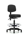 GSS45240 | Vinyl Stool with Back High Bench Height with Chrom
