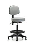 GSS45266 | Vinyl Stool with Back High Bench Height with Seat
