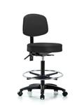 GSS45267 | Vinyl Stool with Back High Bench Height with Seat