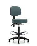 GSS45278 | Vinyl Stool with Back High Bench Height with Seat