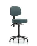 GSS45296 | Vinyl Stool with Back High Bench Height with Round