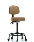 GSS45310 | Vinyl Stool with Back High Bench Height with Round