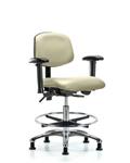 GSS45372 | Vinyl Chair Chrome Medium Bench Height with Adjust