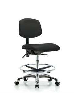 GSS45393 | Vinyl Chair Chrome Medium Bench Height with Seat T