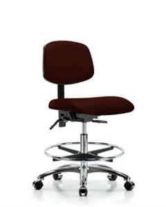 GSS45394 | Vinyl Chair Chrome Medium Bench Height with Seat T