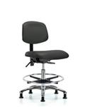 GSS45405 | Vinyl Chair Chrome Medium Bench Height with Seat T