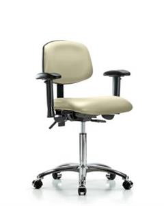GSS45417 | Vinyl Chair Chrome Medium Bench Height with Seat T