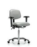 GSS45419 | Vinyl Chair Chrome Medium Bench Height with Seat T
