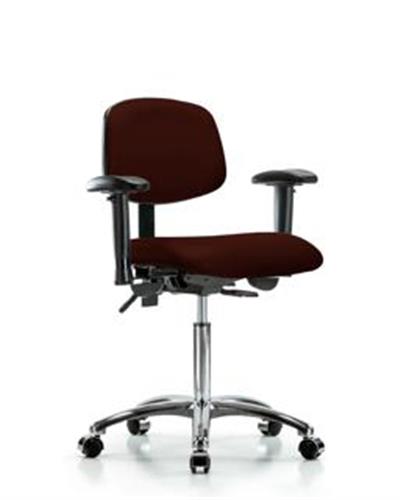GSS45412 | Vinyl Chair Chrome Medium Bench Height with Seat T
