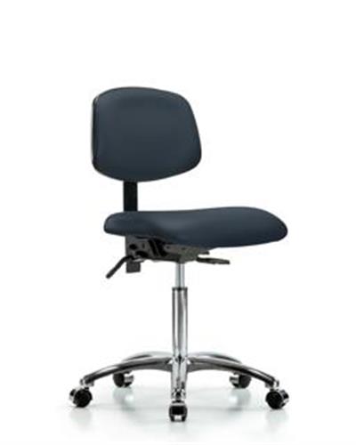 GSS45415 | Vinyl Chair Chrome Medium Bench Height with Seat T
