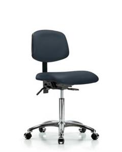 GSS45415 | Vinyl Chair Chrome Medium Bench Height with Seat T