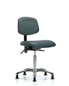 GSS45422 | Vinyl Chair Chrome Medium Bench Height with Seat T