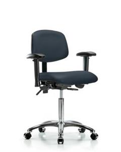 GSS45451 | Vinyl Chair Chrome Medium Bench Height with Seat T