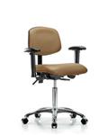 GSS45454 | Vinyl Chair Chrome Medium Bench Height with Seat T