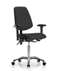 GSS45591 | Vinyl Chair Chrome Medium Bench Height with Medium
